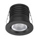 Small Dimmable Tri Colour Temp LED Downlight In Black 3W 210lm Small Dimmable Tri Colour Temp LED Downlight In Black 3W 210lm